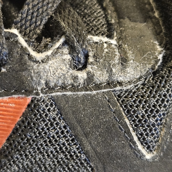 Adidas Red, Black Canvas Sneakers, Red Camo Soles, Men's 8, GUC - Picture 7 of 12